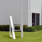 Large Jane Manus Abstract / Minimalist Outdoor Sculpture, 120
